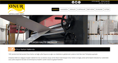 Desktop Screenshot of onurkarton.com