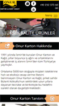 Mobile Screenshot of onurkarton.com